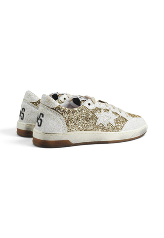 2STAR Sneakers Donna Bianco Oro Glitter 2SD5235-367-AI27