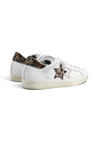 2STAR Sneakers Donna Bianco Marrone Animalier 2SD5284-088-AI27