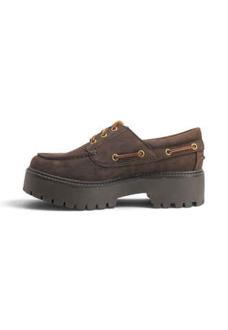 TIMBERLAND Mocassini Stringati Donna Marrone TB0A2GVFW071-AI27