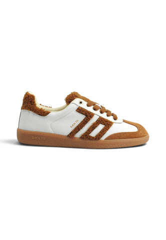 BACK70 Sneakers Donna Bianco Marrone 108005-000296-AI27