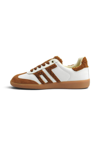 BACK70 Sneakers Donna Bianco Marrone 108005-000296-AI27