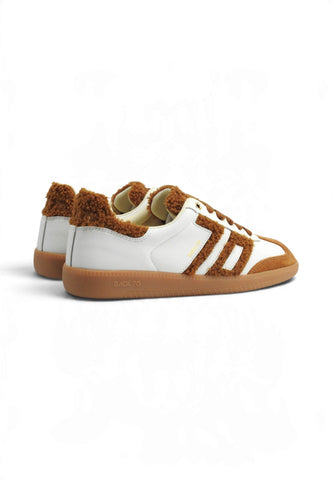 BACK70 Sneakers Donna Bianco Marrone 108005-000296-AI27
