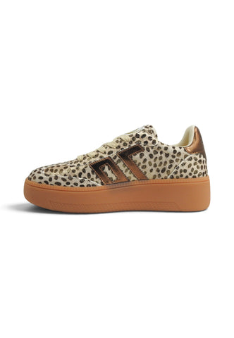 BACK70 Sneakers Donna Beige Marrone Animalier 108055-000025-AI27