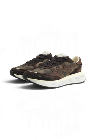 PREMIATA Sneakers Donna Marrone Animalier VAR-8548-AI27