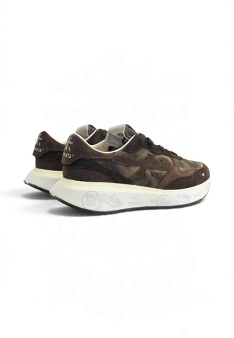 PREMIATA Sneakers Donna Marrone Animalier VAR-8548-AI27