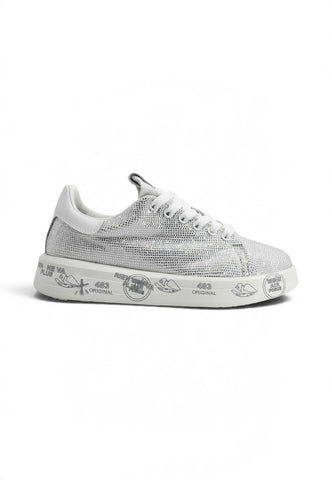 PREMIATA Sneakers Donna Bianco Strass VAR-8594-AI27