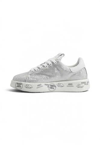 PREMIATA Sneakers Donna Bianco Strass VAR-8594-AI27