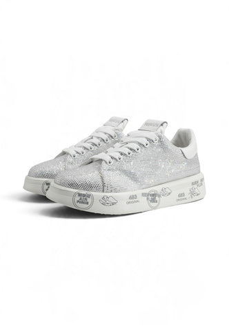 PREMIATA Sneakers Donna Bianco Strass VAR-8594-AI27