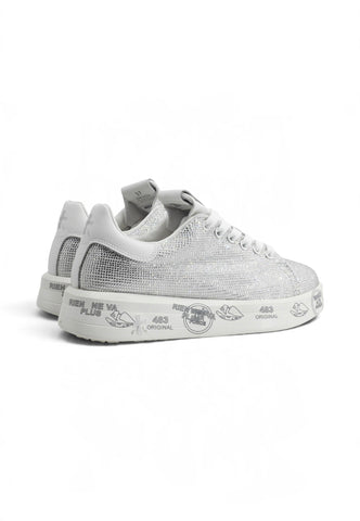PREMIATA Sneakers Donna Bianco Strass VAR-8594-AI27
