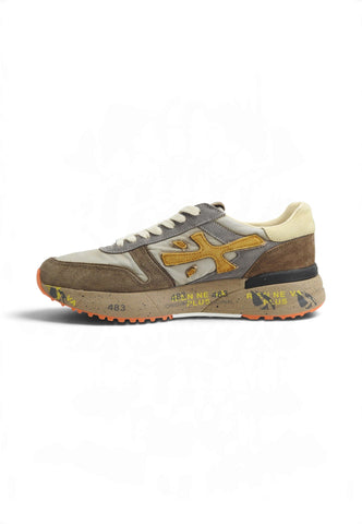 PREMIATA Sneakers Uomo Marrone Grigio VAR-7866-AI27