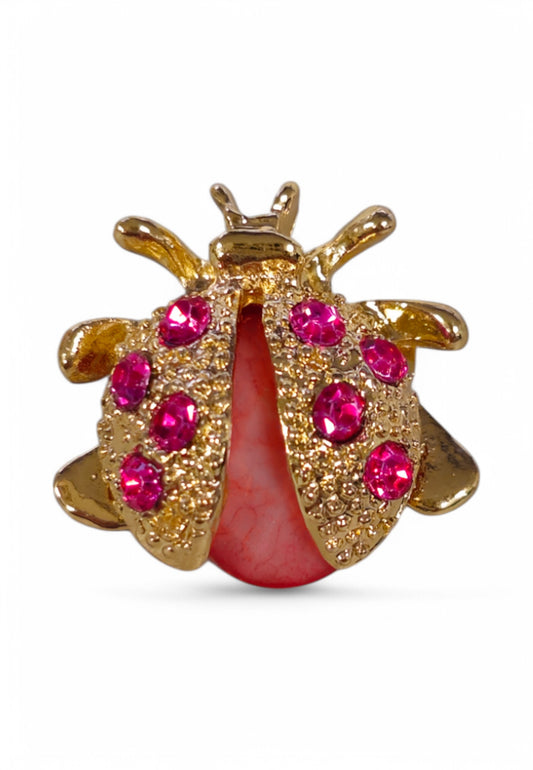 Spilla COCCINELLA Oro Rosa Gioiello