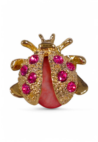 Spilla COCCINELLA Oro Rosa Gioiello