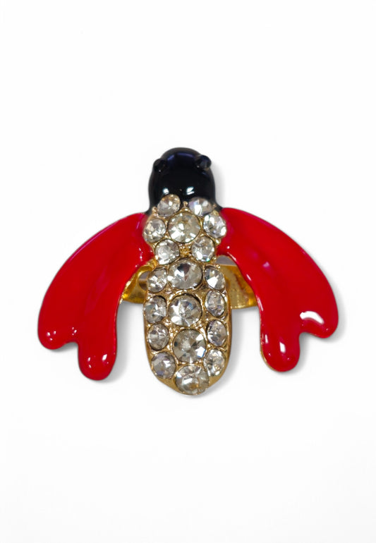 Spilla APE Rosso Gioiello