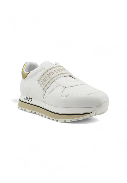 LIU JO Maxi Wonder 707 Sneaker Bambino White Gold 4A4301EX014
