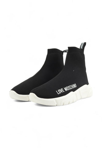 LOVE MOSCHINO Sneaker Sox Donna Sneaker Nero JA15343G1LIZ4000