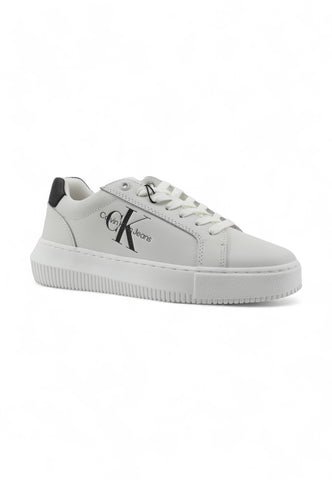 CALVIN KLEIN Chunky Cupsole Mono Sneaker Donna Bright White Black YW0YW00823