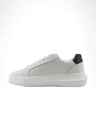 CALVIN KLEIN Chunky Cupsole Mono Sneaker Donna Bright White Black YW0YW00823