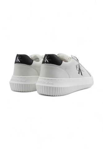 CALVIN KLEIN Chunky Cupsole Mono Sneaker Donna Bright White Black YW0YW00823