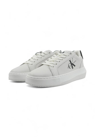 CALVIN KLEIN Chunky Cupsole Mono Sneaker Donna Bright White Black YW0YW00823