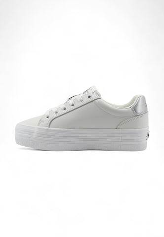 CALVIN KLEIN Vulc Sneaker Donna Bright White Silver YW0YW01474