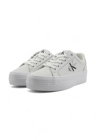 CALVIN KLEIN Vulc Sneaker Donna Bright White Silver YW0YW01474