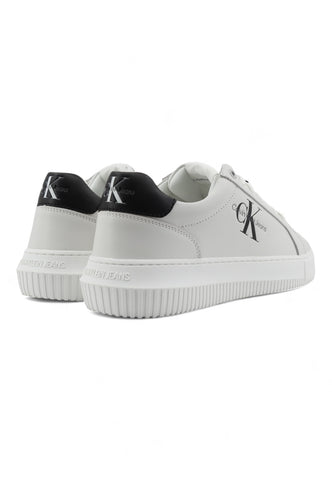 CALVIN KLEIN Chunky Cupsole Sneaker Uomo White Black YM0YM00681