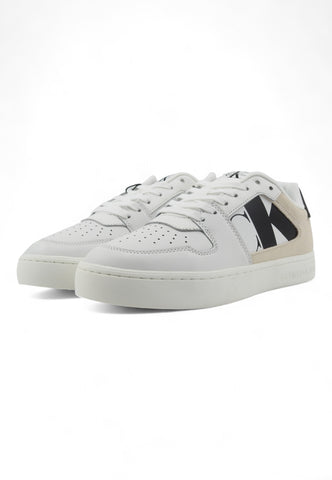 CALVIN KLEIN Classic Cupsole Sneaker Uomo Bright White Black YM0YM01002