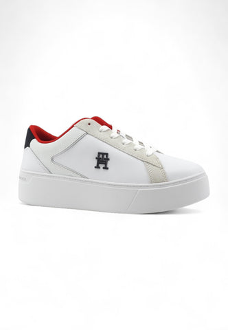 TOMMY HILFIGER Platform Court Sneaker White FW0FW08210