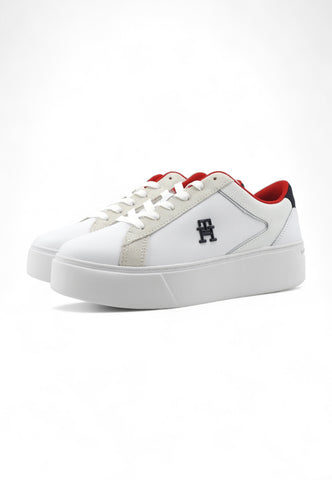 TOMMY HILFIGER Platform Court Sneaker White FW0FW08210