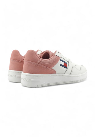 TOMMY HILFIGER Retro Basket Sneaker Donna Chalky Pink EN0EN02653