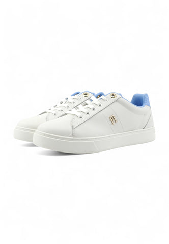 TOMMY HILFIGER Sneaker Donna Ecru Vessel Blue FW0FW07999