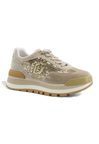 LUI JO Amazing 23 Sneaker Donna Taupe BF4053TX432