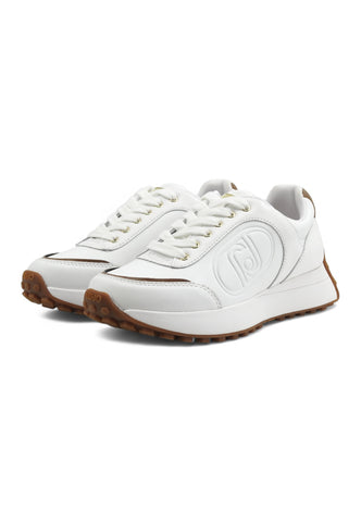 LIU JO Lolo 17 Sneaker Donna White Biscot BF4085PX136