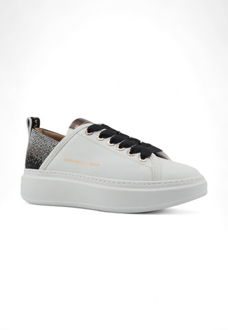 ALEXANDER SMITH Wembley Sneaker Donna White Black Silver WYW0497