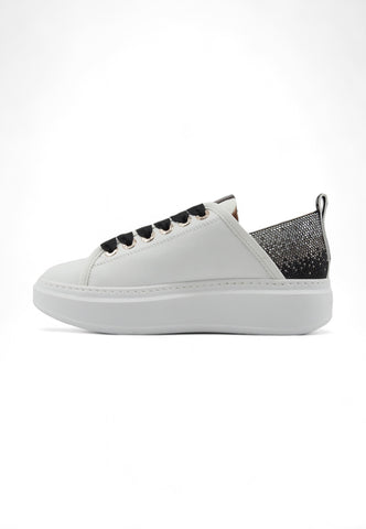 ALEXANDER SMITH Wembley Sneaker Donna White Black Silver WYW0497