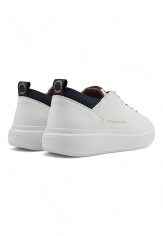 ALEXANDER SMITH Wembley Sneaker Uomo White Blu WYM2261