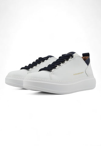 ALEXANDER SMITH Wembley Sneaker Uomo White Blu WYM2261