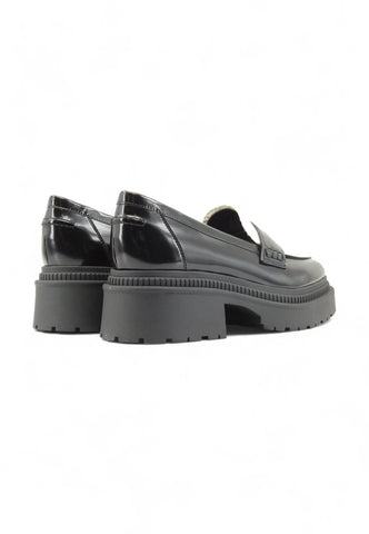 GUESS Smooth Bicolor Mocassino Donna Black Ivory FLTFI2ELE14