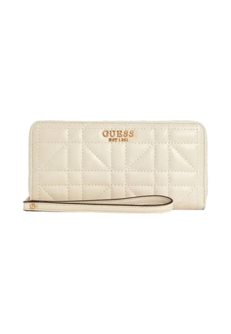 GUESS Assia Portafoglio Donna Stone Beige QG849946