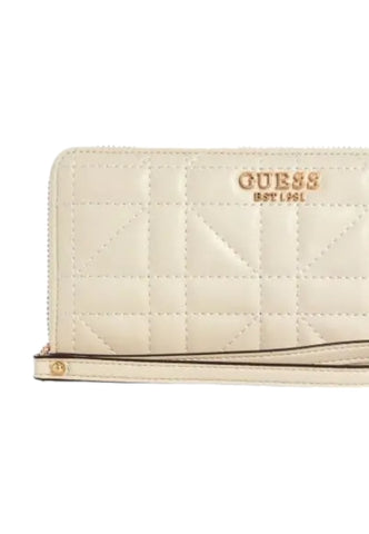 GUESS Assia Portafoglio Donna Stone Beige QG849946