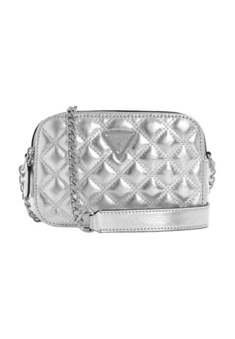 GUESS Giully Borsa Tracolla Donna Silver QV874814