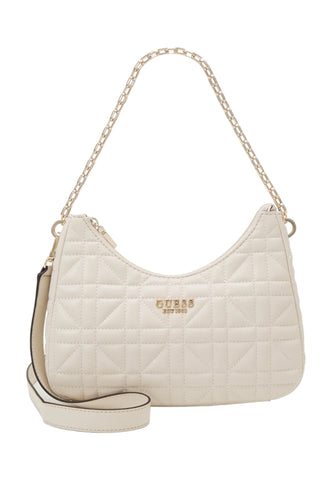 GUESS Assia Borsa Shoulder Donna Stone Beige QG849918