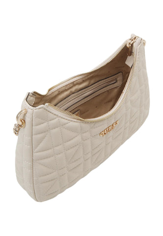 GUESS Assia Borsa Shoulder Donna Stone Beige QG849918