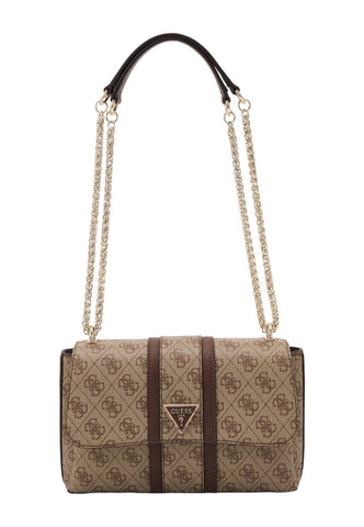 GUESS Noreen Borsa Donna Latte Logo Brown SG900021