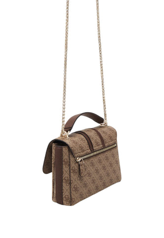 GUESS Noreen Borsa Donna Latte Logo Brown SG900021