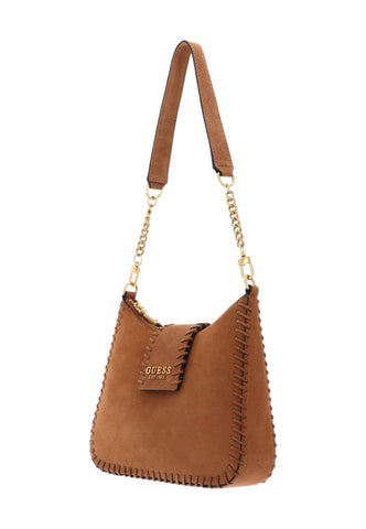 GUESS Libera Borsa Hobo Donna Cognac Marrone SA900202