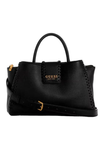 GUESS Libera Borsa Girlfriend Satchel Donna Black BA900205