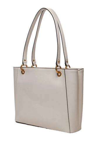 GUESS Kuba Borsa Noel Tote Donna Stone Bianco VA932925