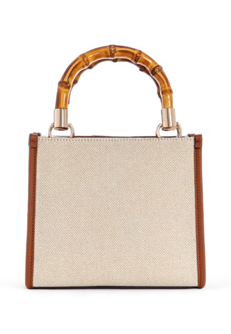 GUESS Kerima Mini Borsa Tote Donna Natural Latte Logo AG933777