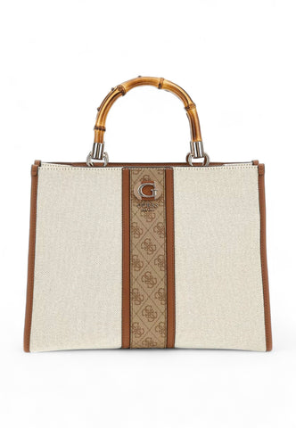 GUESS Kerima 2 Borsa Tote Donna Natural Latte Logo AG933722